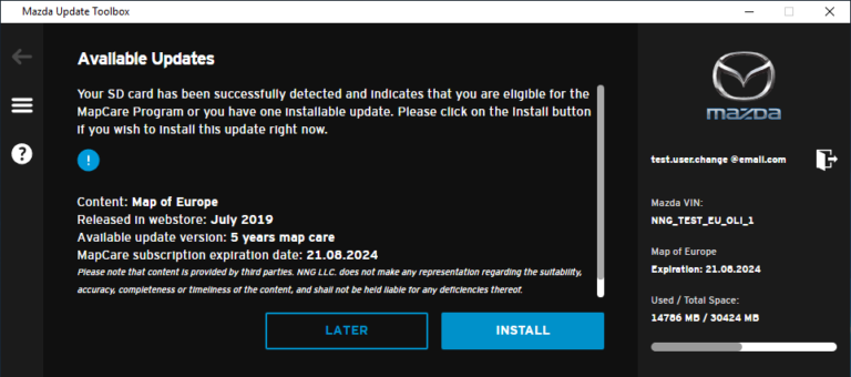Mazda update toolbox